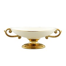 White Pedestal Fruit Bowl for