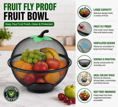 Fruit fly proof - fruit, bowl